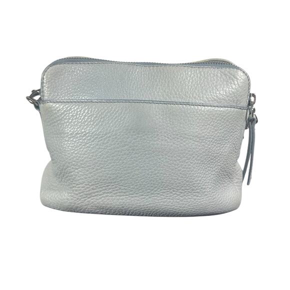 Fossil Small Pebbled Leather Crossbody Bag - Light Gray - Picture 4 of 12